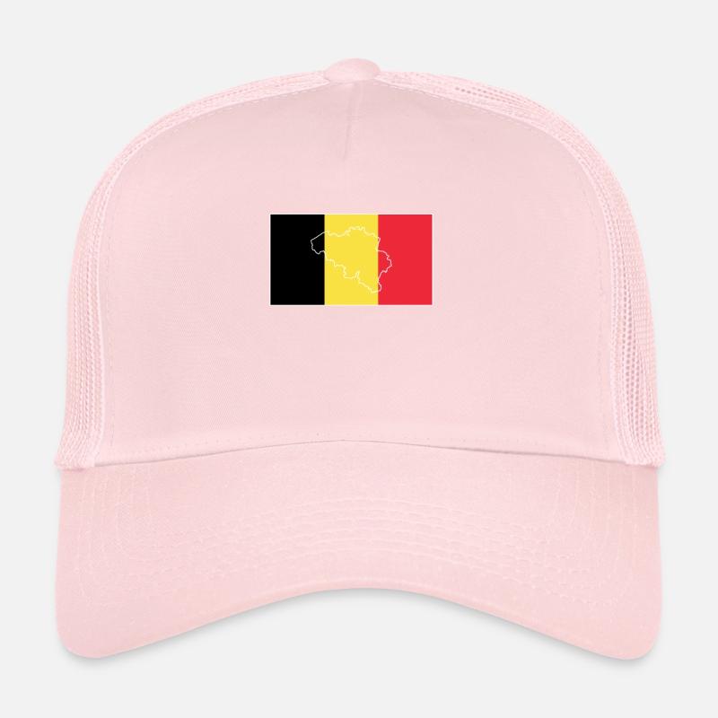 Drapeau de la Belgique Casquette trucker 