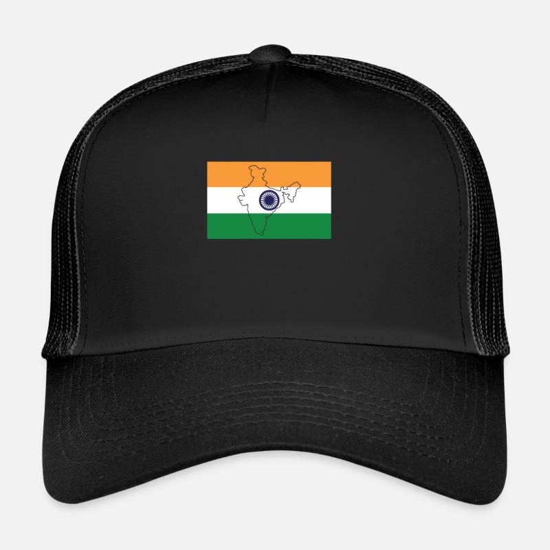 India Flag Trucker Cap