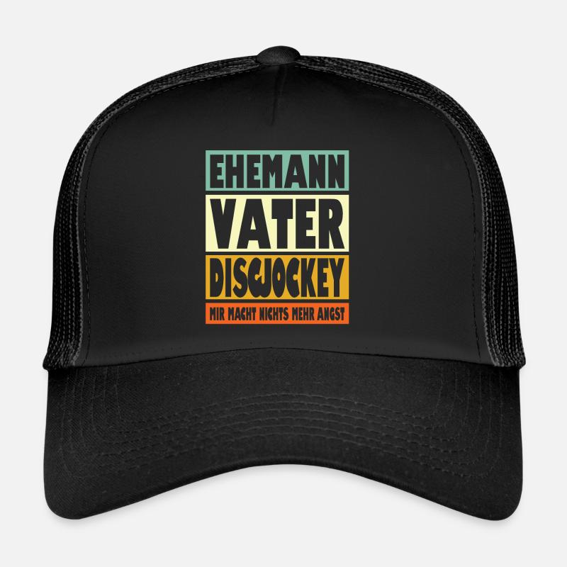 Discjockey Vater Ehemann Held Trucker Cap