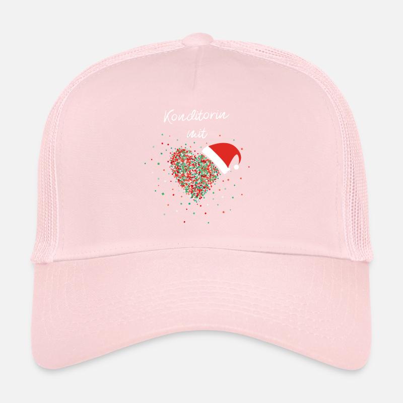 Konditorin mit Herz Backen Weihnachtsgeschenk Trucker Cap