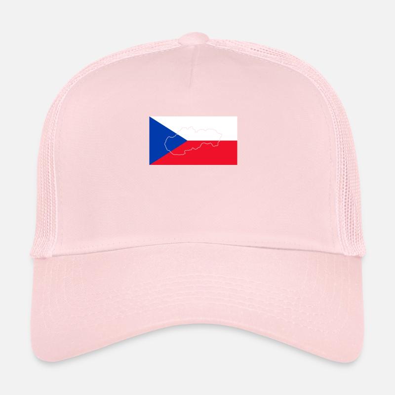Drapeau de la République tchèque Casquette trucker 