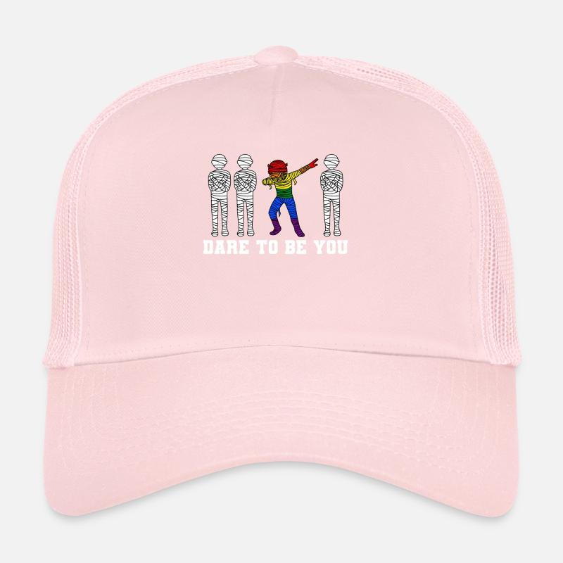Dabbing Mumie LGBTQ Schwul Lesbisch Trans Pride Trucker Cap