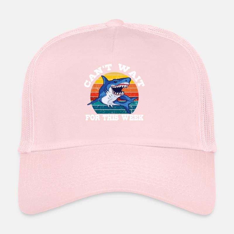 Can't Wait For This Week Retro Vintage Hai Wal Trucker Cap