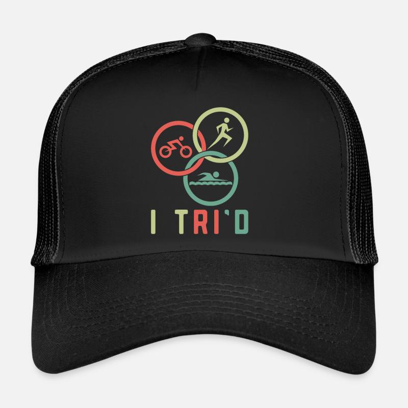 triathlon natation cyclisme course à pied Casquette trucker 