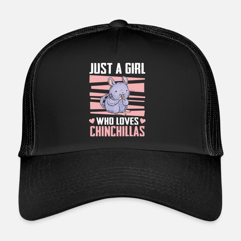 Chinchilla Chinchilla's Mouse - Trucker Cap - black/black