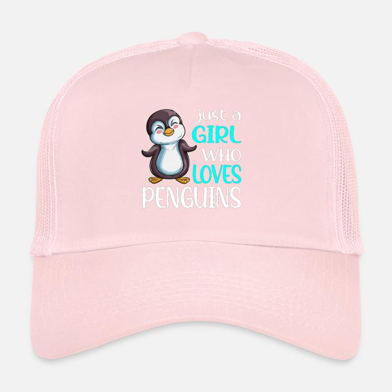 Königspinguin Kaiserpinguin Mädchen liebt Pinguine Trucker Cap