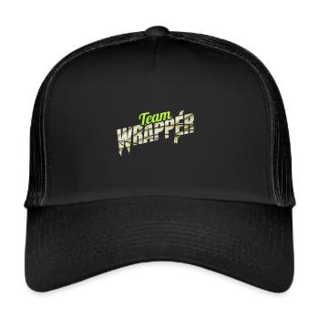 Team Wrapper Mummy Horde Halloween - Trucker Cap - black/black - Front