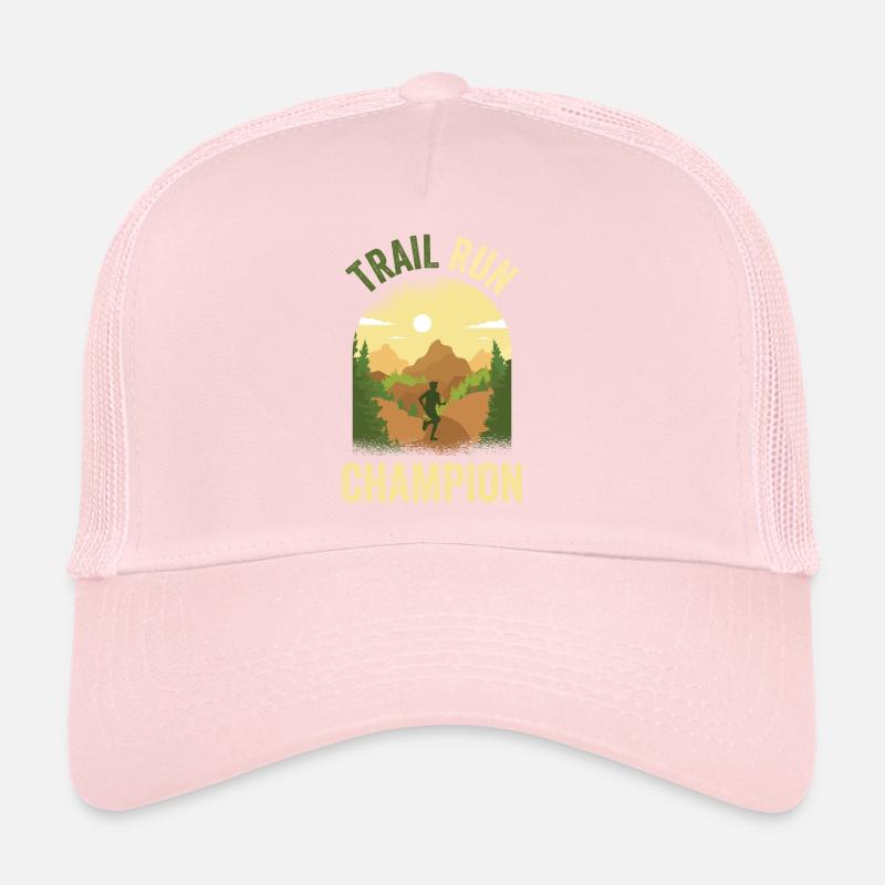 Trail Run Champion Runner Traillauf Running Casquette trucker 