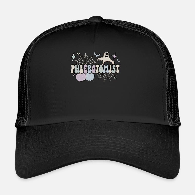 Phlébotomie Halloween Phlébotomiste Phlébotomie Tech Casquette trucker 