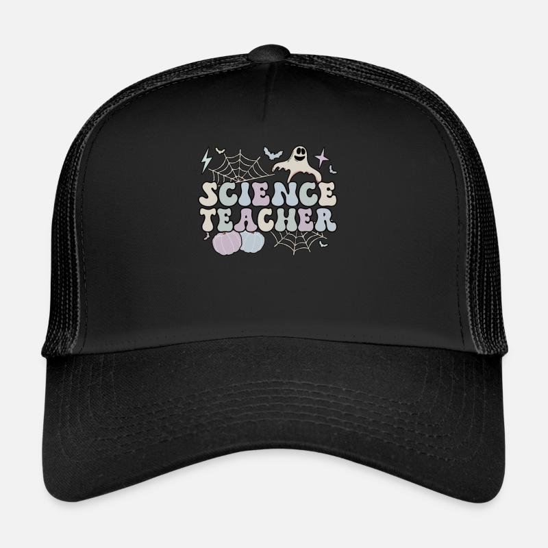 Science Teacher Halloween Science Teaching Gift Trucker Cap