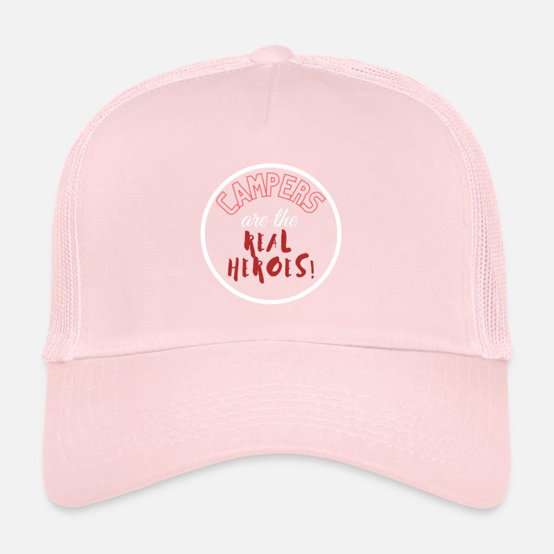 Les campeurs sont les vrais héros! Casquette trucker 