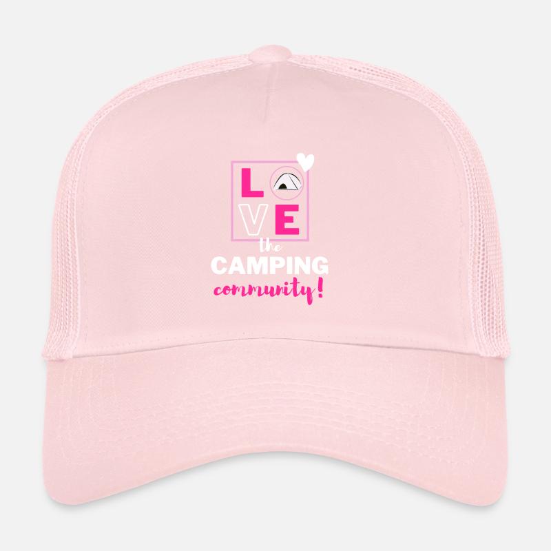J’adore la communauté du camping! Casquette trucker 