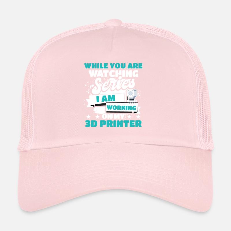 Imprimante 3D Geek Filament Impression numérique 3D Scan Casquette trucker 
