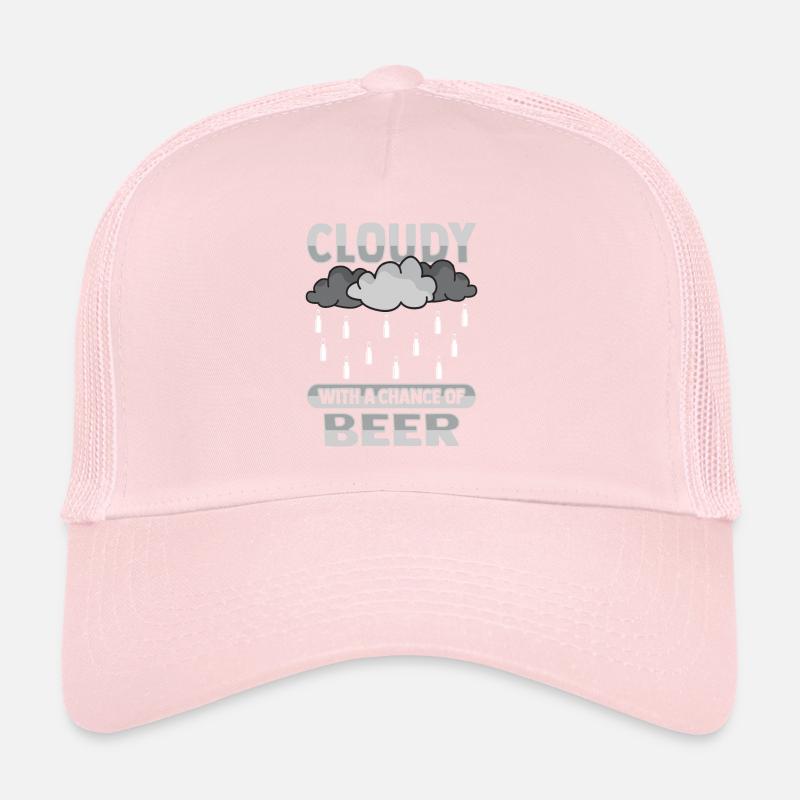 Cloudy with a chance for beer design Trucker Cap