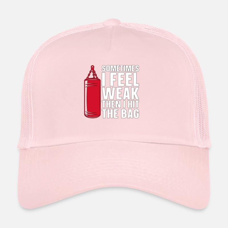 Kickboxing Sometimes I Feel Kickboxer Boxing Fight Trucker Cap