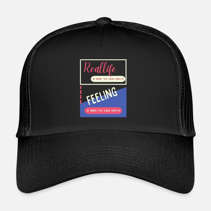 2 seconds to 100 km/h Trucker Cap