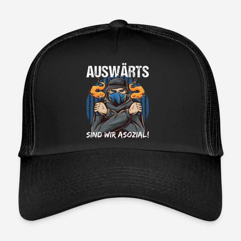 Fußball Fan Pyro Statement Geschenk Trucker Cap