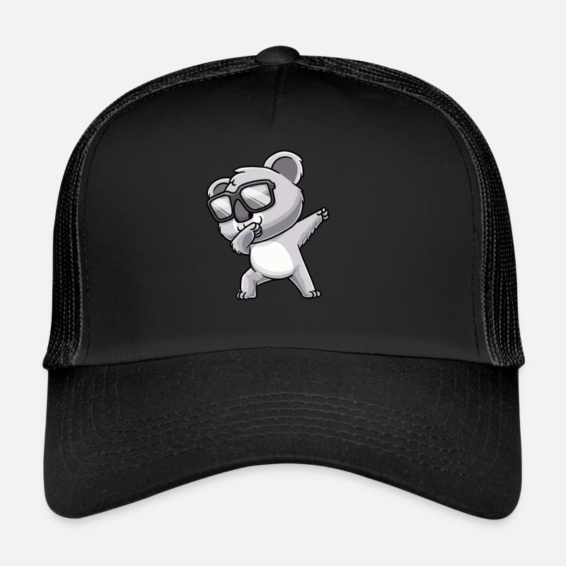 Dabbing Koala avec des lunettes de soleil Casquette trucker 
