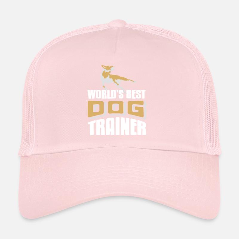 Meilleur dresseur de chiens cool retro au monde Casquette trucker 