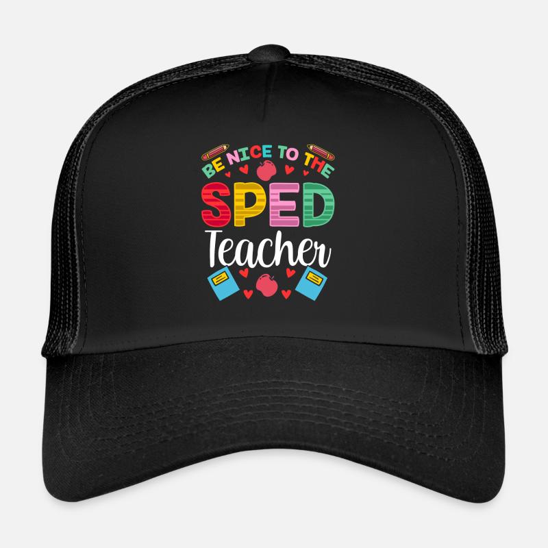 Soyez gentil avec l’éducation spécialisée accélérée des enseignants Casquette trucker 