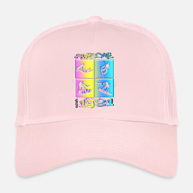Génial depuis 1981. Wakeboard Lifestyle Casquette trucker 