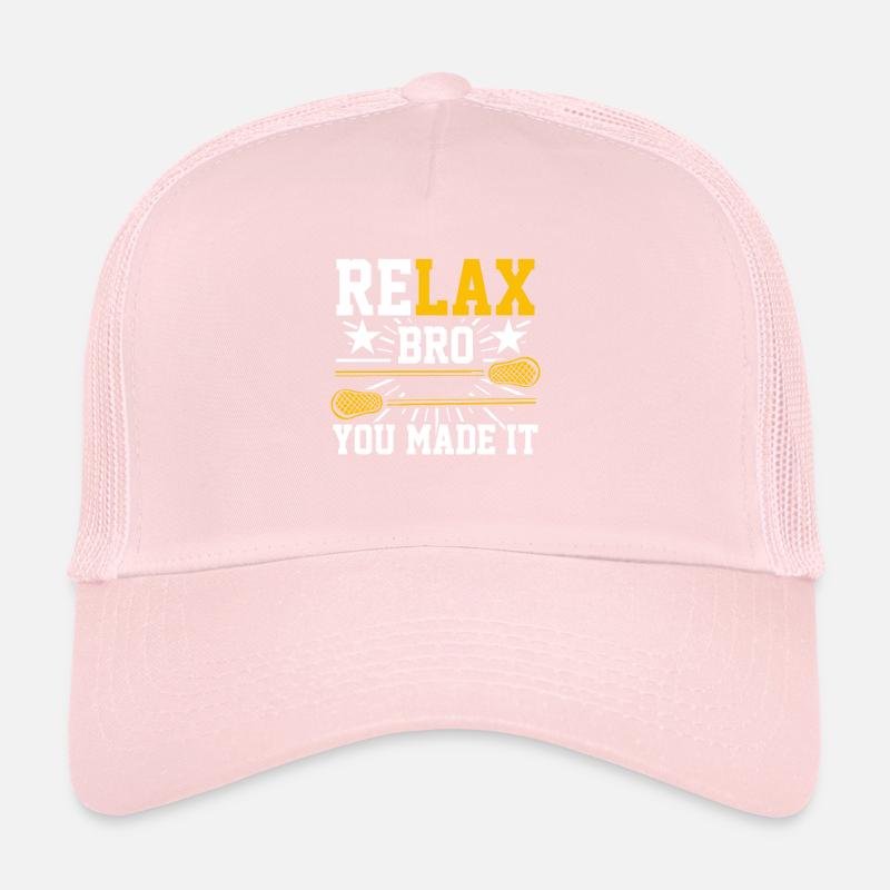 Funny Lacrosse Defender Trucker Cap