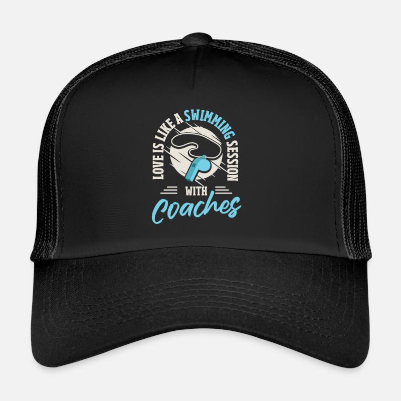 Trainer Instructor Coaching Swimming Sports Trainer Trucker Cap