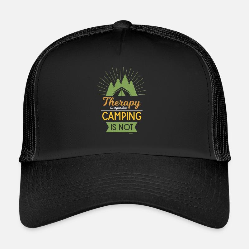 Therapy is expensive Camping is not Trucker Cap