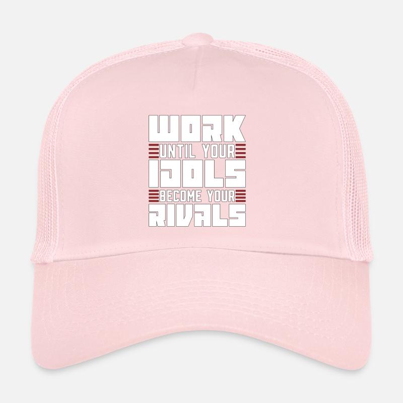 Judo Work Until Your Idols Fighter Karate Training Trucker Cap