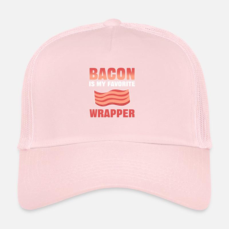 Bacon Is My Favorite Wrapper Bacon Meat BBQ Trucker Cap