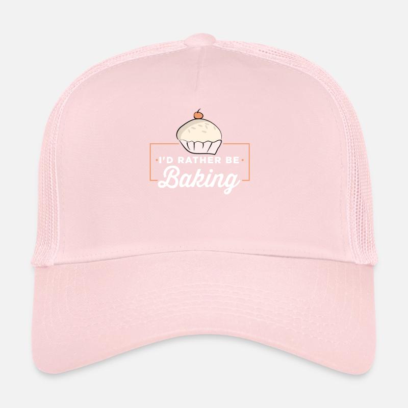 I'd Rather Be Baking Funny Cooks Bakers Casquette trucker 