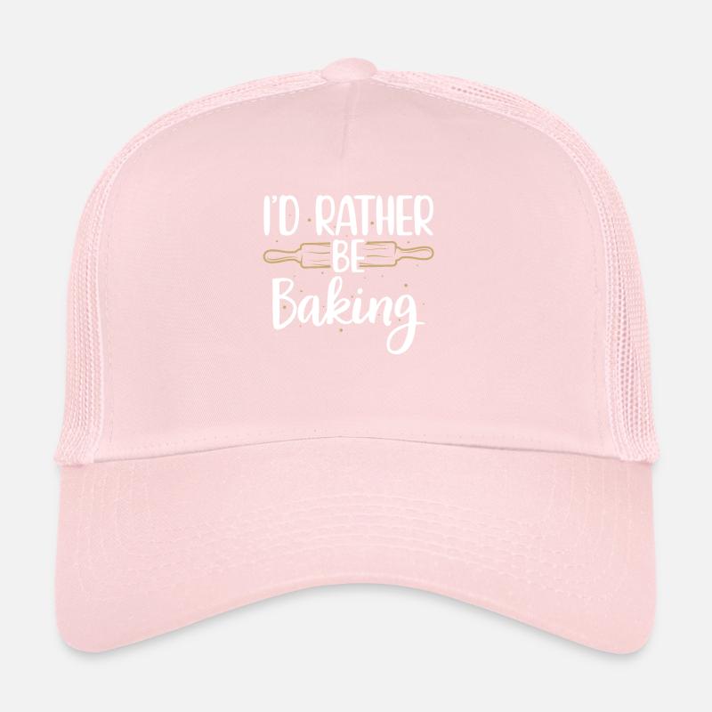 I'd Rather Be Baking Funny Cooks Bakers Casquette trucker 