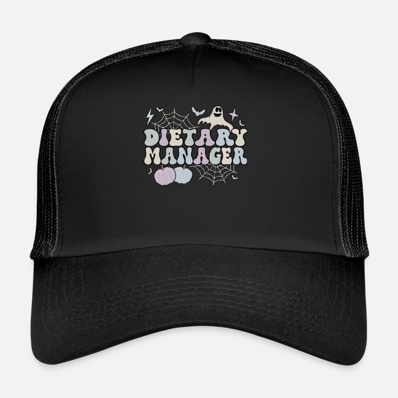 Dietary Manager Halloween Dietary Management Gift Trucker Cap