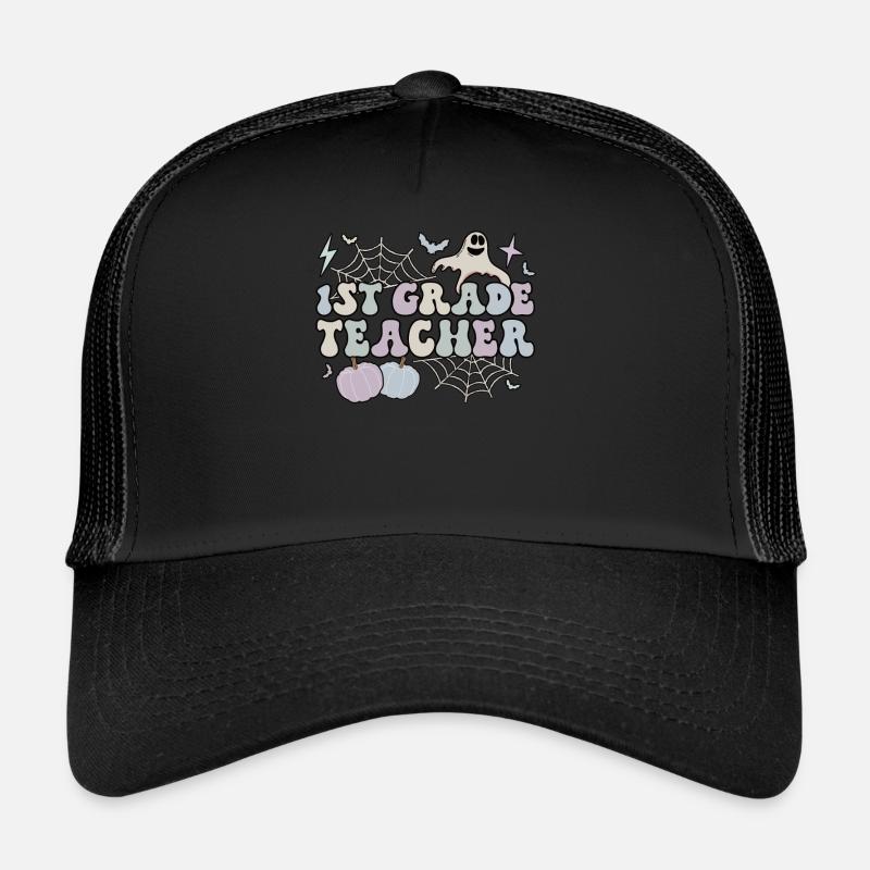 Enseignant de 1re année Halloween 1re équipe première année Casquette trucker 