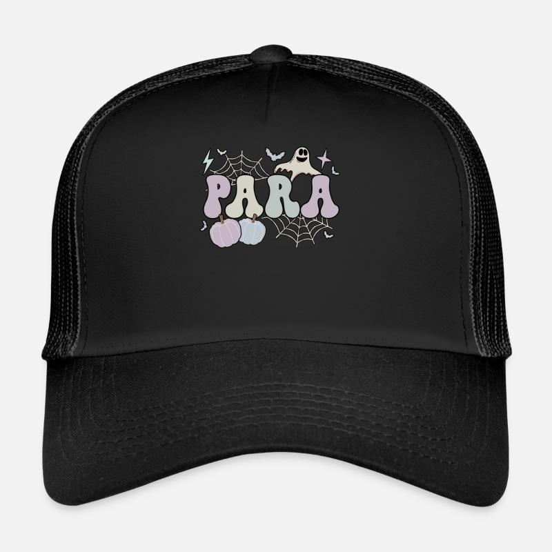 Paraprofessionnel Halloween Para Teacher Parapro Casquette trucker 