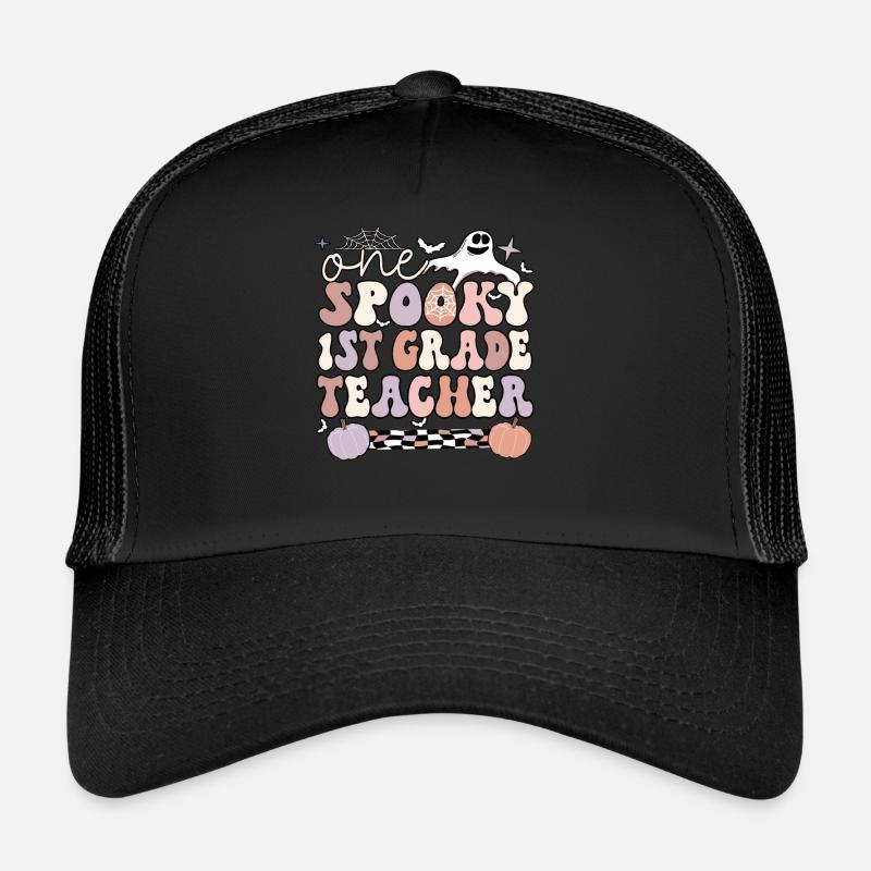Enseignant de 1re année Halloween 1re équipe première année Casquette trucker 
