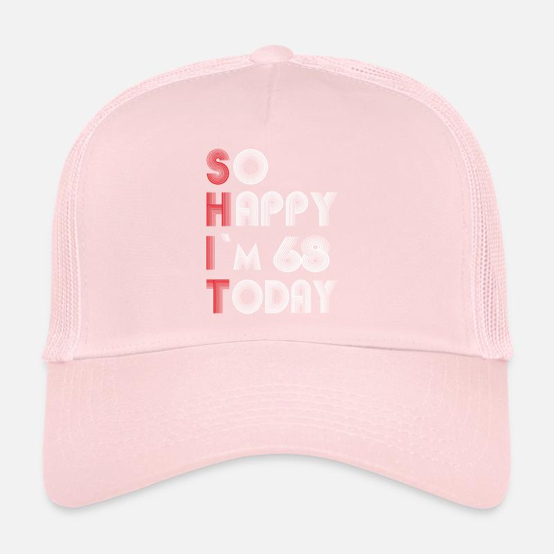 68 birthday Trucker Cap