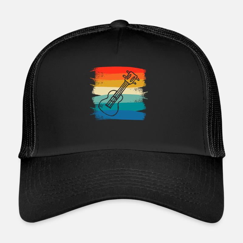Retro Vintage Classique Ukulélé Instrument Guita Casquette trucker 