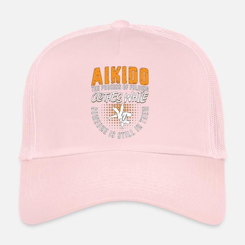 Aikido The Process Fighter Martial Arts Samurai Trucker Cap