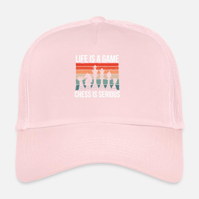 Das Leben Ist Ein Schachspiel Trucker Cap