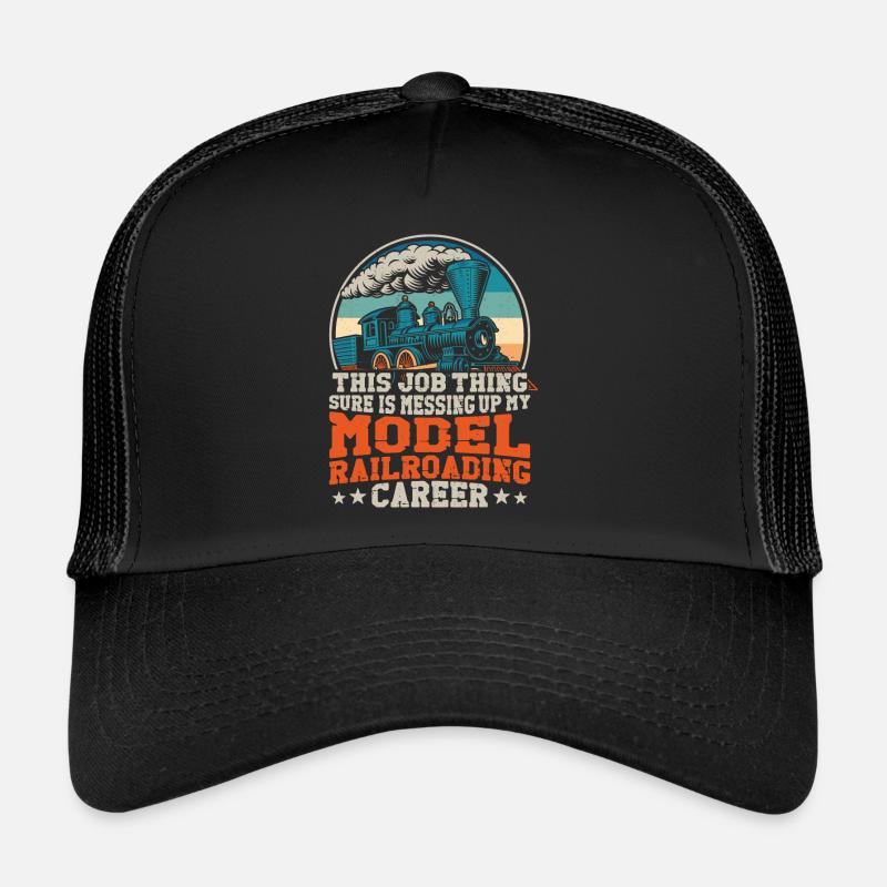 Steam Train Driver Trainspotting Trucker Cap