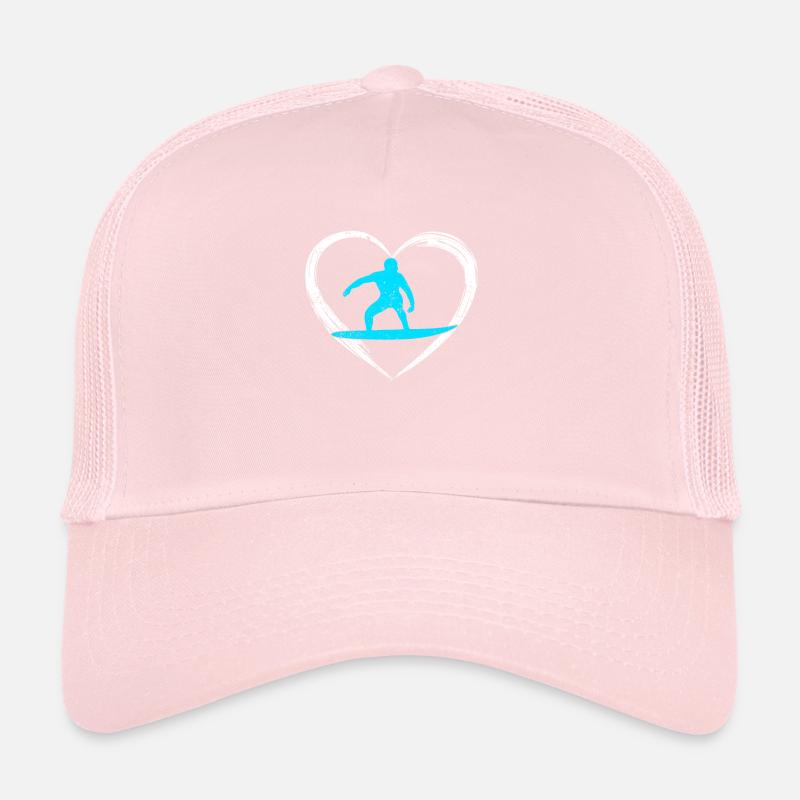 Surfing love Trucker Cap