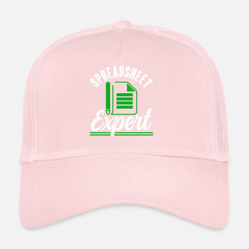 Spreadsheet Expert Accountant Table Work Trucker Cap
