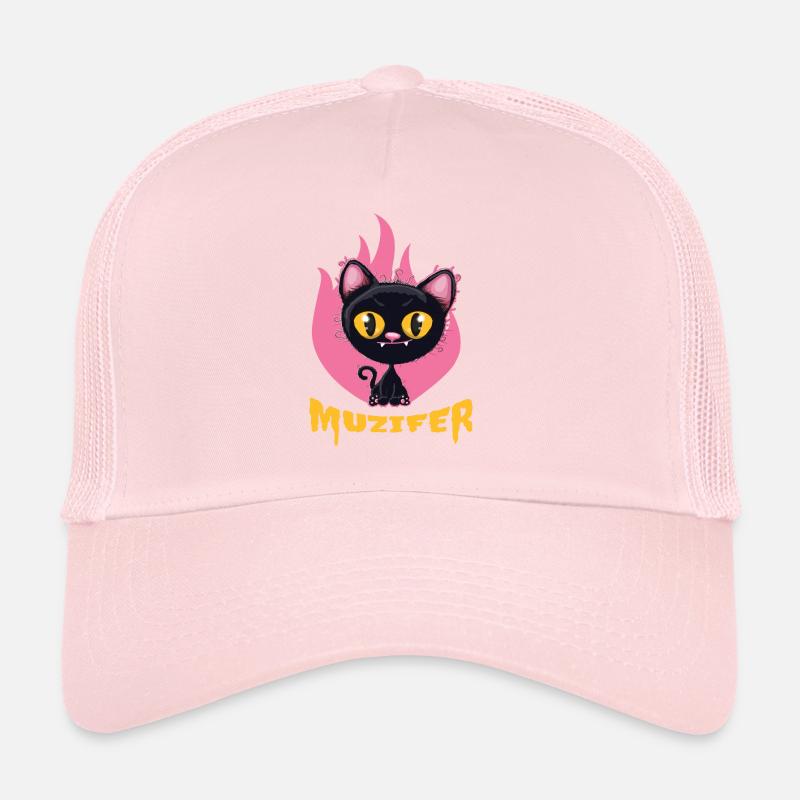 Muzifer Teufel Lutzifer Katze Kätzchen Trucker Cap