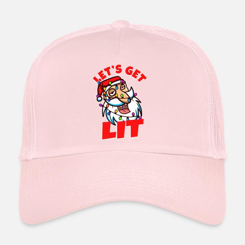Lets get lit christmas Trucker Cap