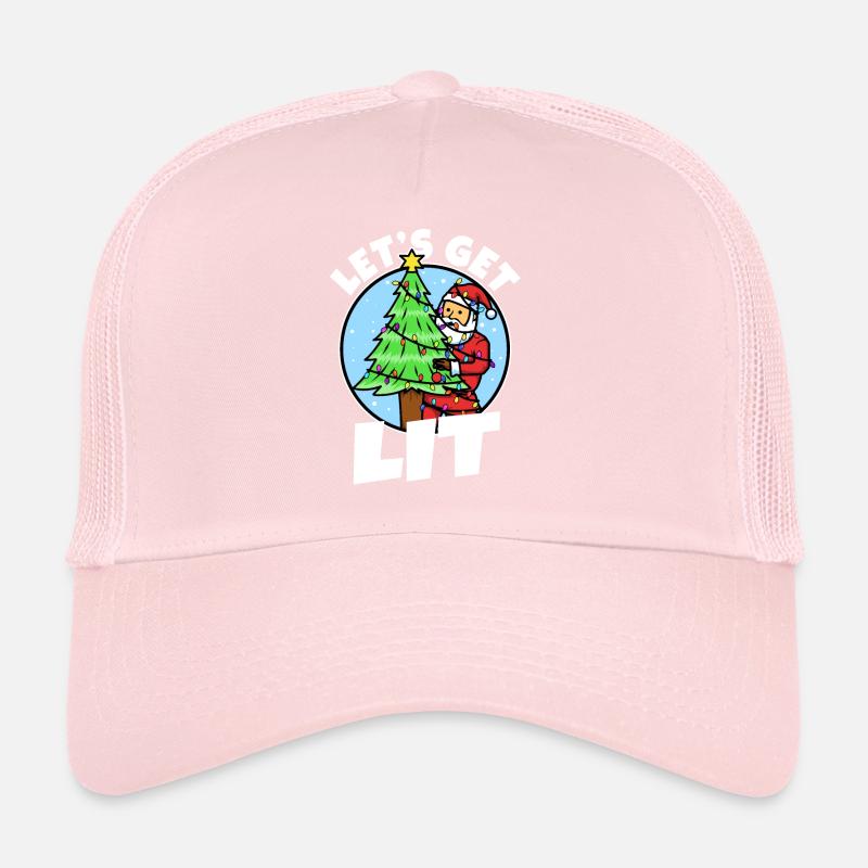 Lets get lit christmas Trucker Cap