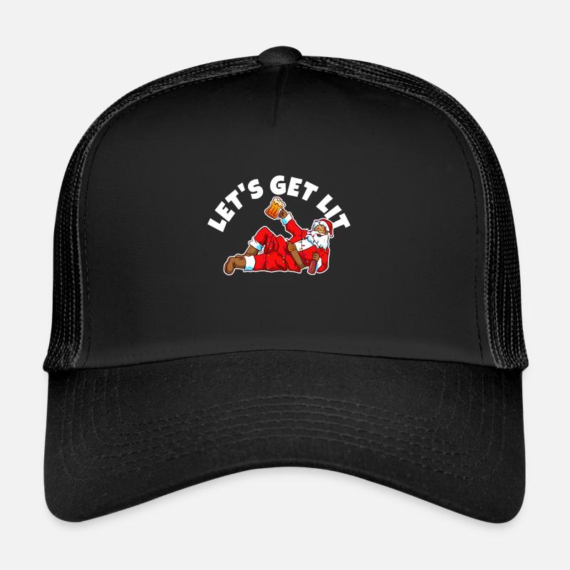 Lets get lit christmas Trucker Cap