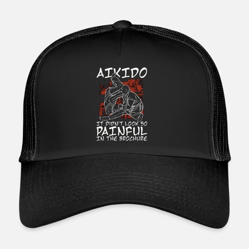 Aikido It Didn't Look So Painful Martial Samurai Trucker Cap