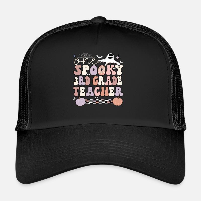 Enseignant de 3e année Halloween 3e équipe troisième année Casquette trucker 