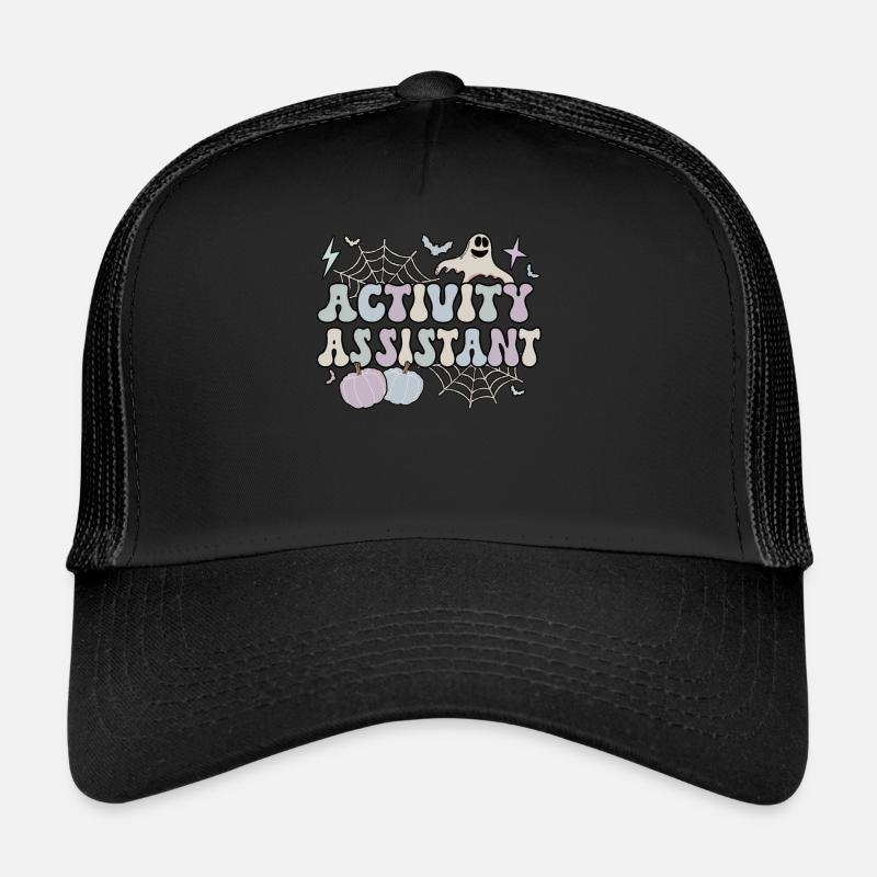Activity Assistant Activity Professional Halloween Trucker Cap